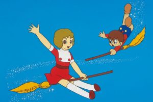 sally the witch, 90s anime cartoon, vintage retro cartoon characters, girl anime