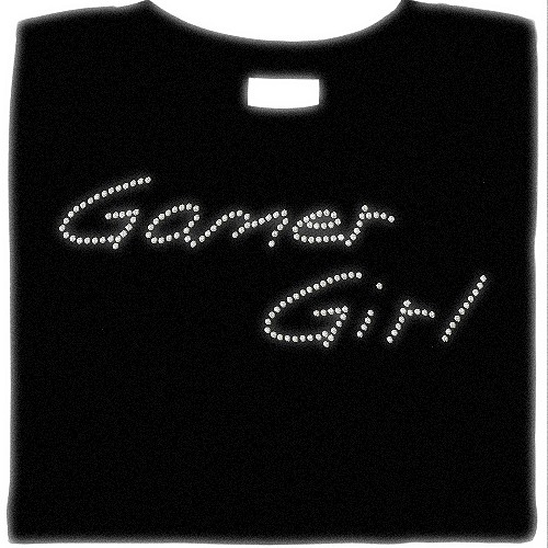 gamer t-shirt, rhinestone t-shirt