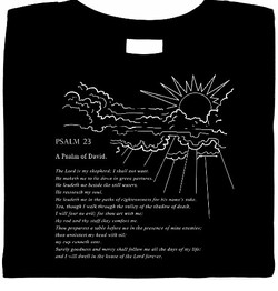 Noah Shirts, Religious Shirts, Psalm 23