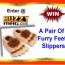 furry feet adventure slippers